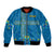 Sweden Bomber Jacket Konungariket Sverige Scandinavian Pattern LT9 - Wonder Print Shop