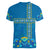 Sweden Women V Neck T Shirt Konungariket Sverige Scandinavian Pattern - Wonder Print Shop