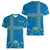 Sweden Women V Neck T Shirt Konungariket Sverige Scandinavian Pattern - Wonder Print Shop