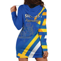 Sweden National Day Hoodie Dress Sveriges Nationaldag Flag Style - Wonder Print Shop