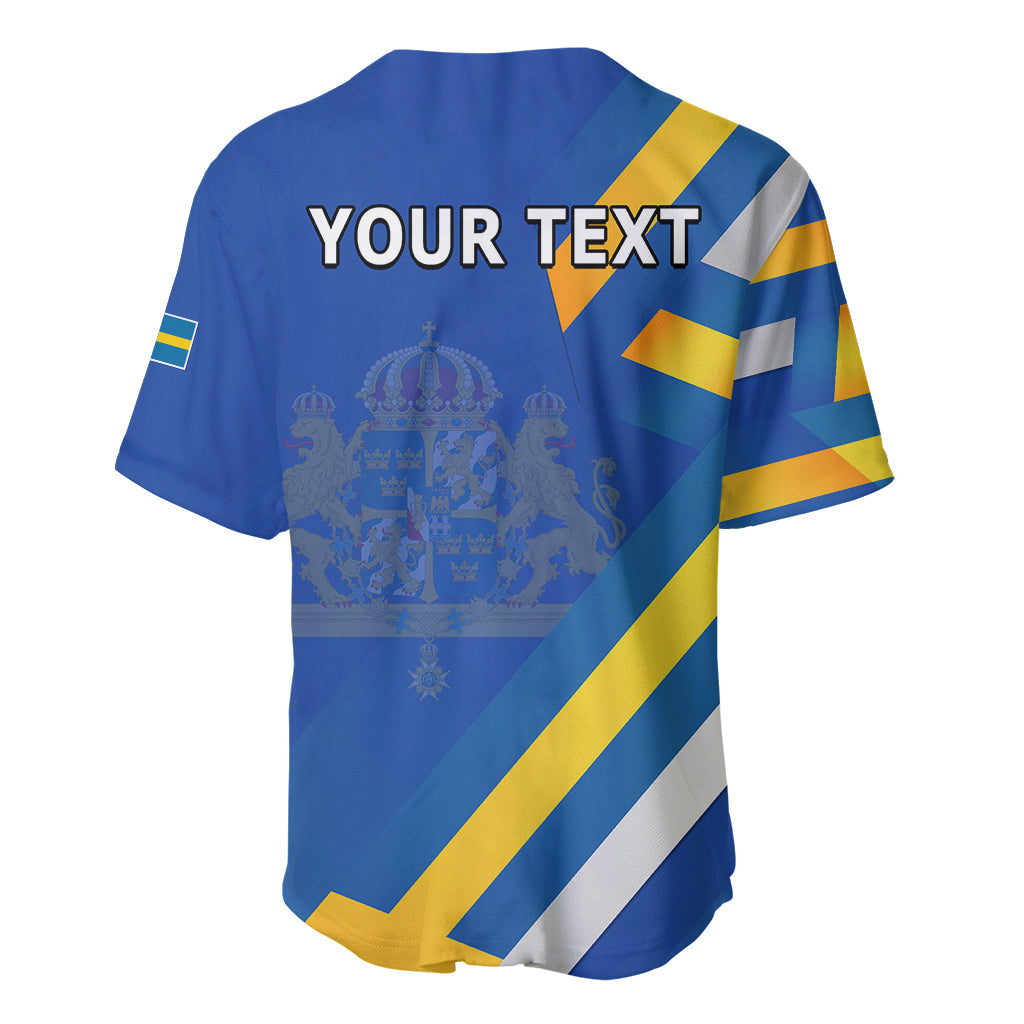 Custom Sweden National Day Baseball Jersey Sveriges Nationaldag Flag Style LT9 - Wonder Print Shop