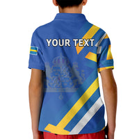 Custom Sweden National Day Kid Polo Shirt Sveriges Nationaldag Flag Style - Wonder Print Shop