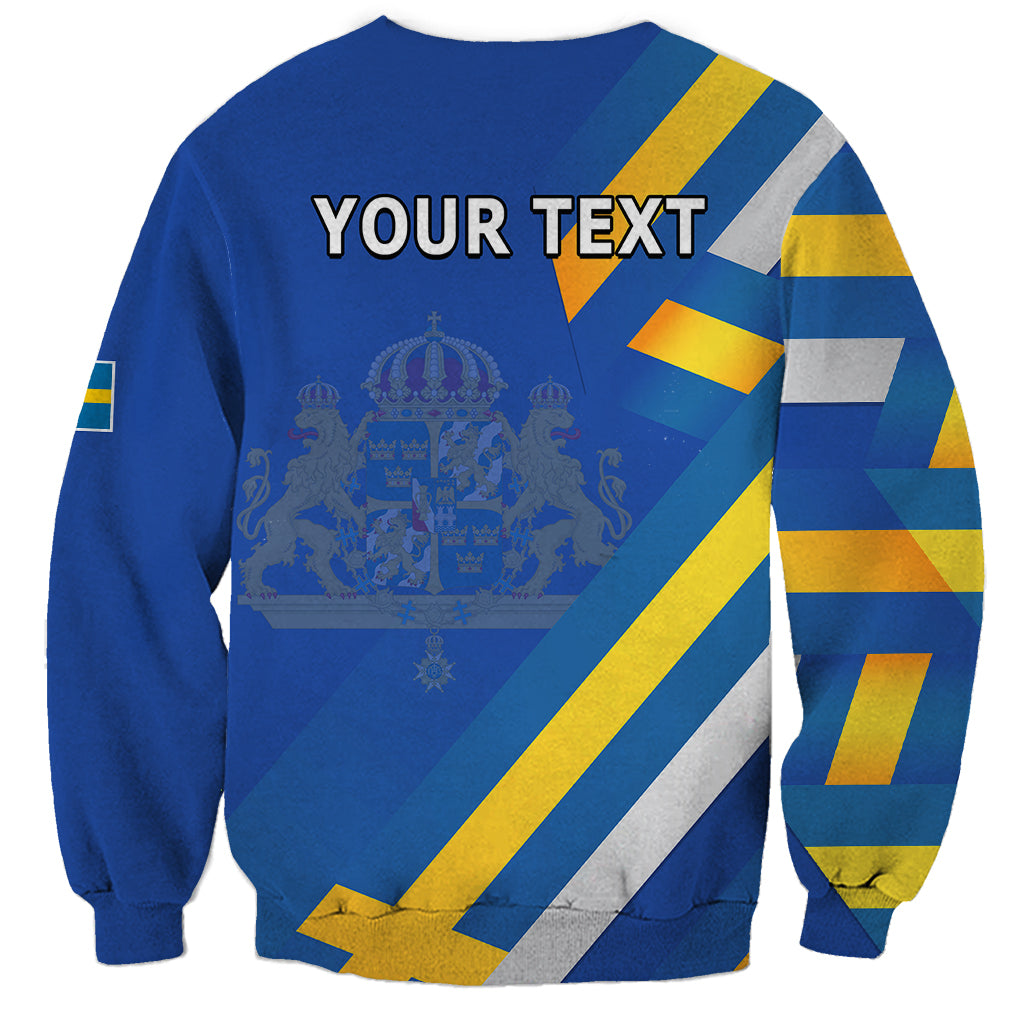 Custom Sweden National Day Sweatshirt Sveriges Nationaldag Flag Style - Wonder Print Shop
