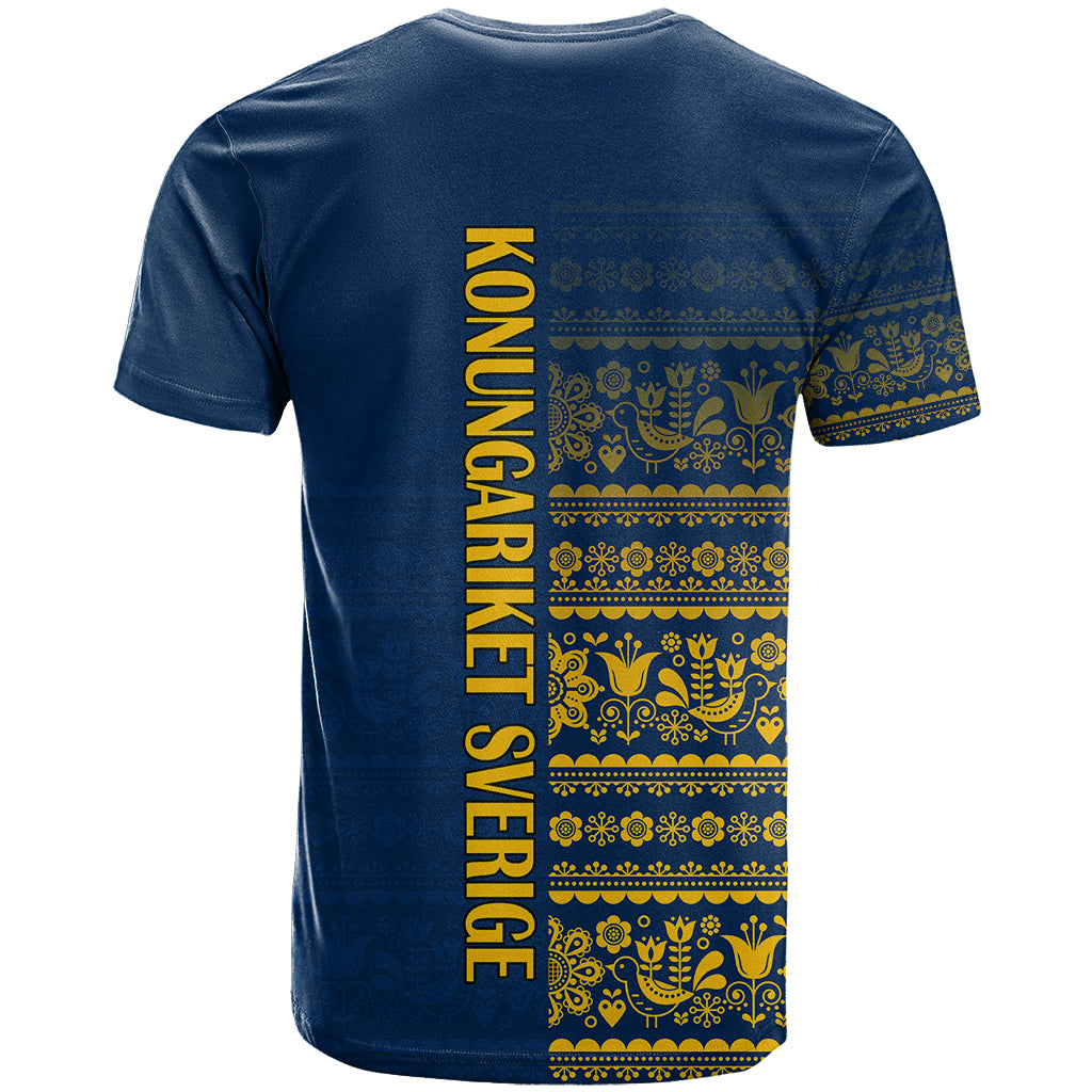 Sweden Tre Kronor T Shirt Sverige With Half Scandinavian Design - Wonder Print Shop