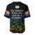 Canada LGBT History Month Baseball Jersey Hugging Rainbow Maple Leaves LT9 - Wonder Print Shop