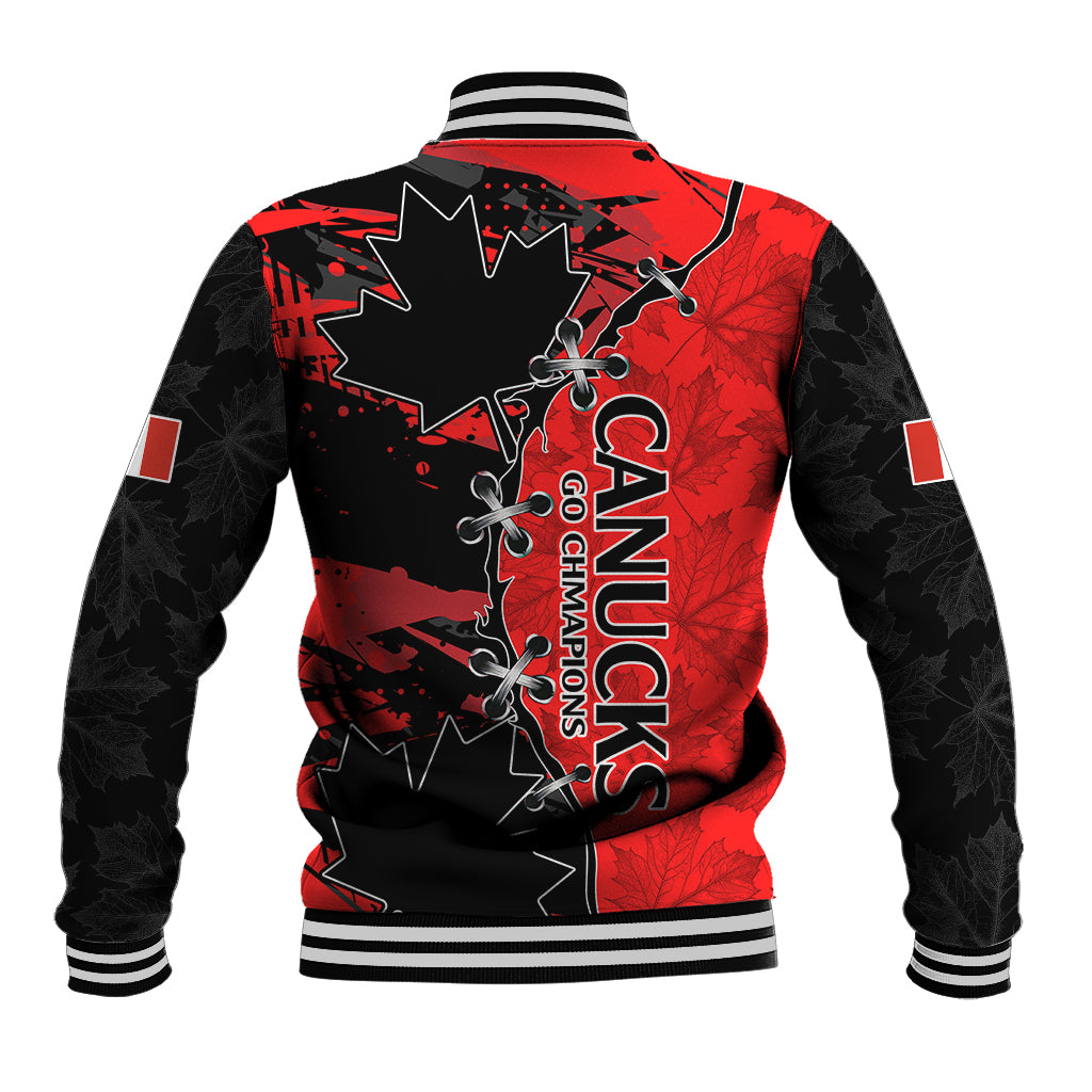 Canada Womens Soccer Baseball Jacket Go Canucks Maple Leaf 2023 LT9 - Wonder Print Shop
