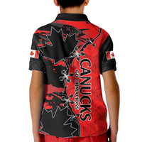 Canada Womens Soccer Kid Polo Shirt Go Canucks Maple Leaf 2023 - Wonder Print Shop
