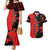 Custom Canada Womens Soccer Couples Matching Mermaid Dress And Hawaiian Shirt Go Canucks Maple Leaf 2023 LT9 - Wonder Print Shop