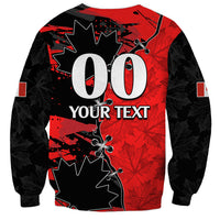 Custom Canada Womens Soccer Sweatshirt Go Canucks Maple Leaf 2023 - Wonder Print Shop