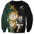South Africa Protea and New Zealand Sweatshirt Go All Black-Springboks Rugby with Kente And Maori - Wonder Print Shop