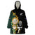 South Africa Protea and New Zealand Wearable Blanket Hoodie Go All Black-Springboks Rugby with Kente And Maori - Wonder Print Shop
