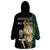 South Africa Protea and New Zealand Wearable Blanket Hoodie Go All Black-Springboks Rugby with Kente And Maori - Wonder Print Shop