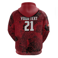 Custom Canada Soccer Hoodie Ladies Replica 2023 National Team - Wonder Print Shop