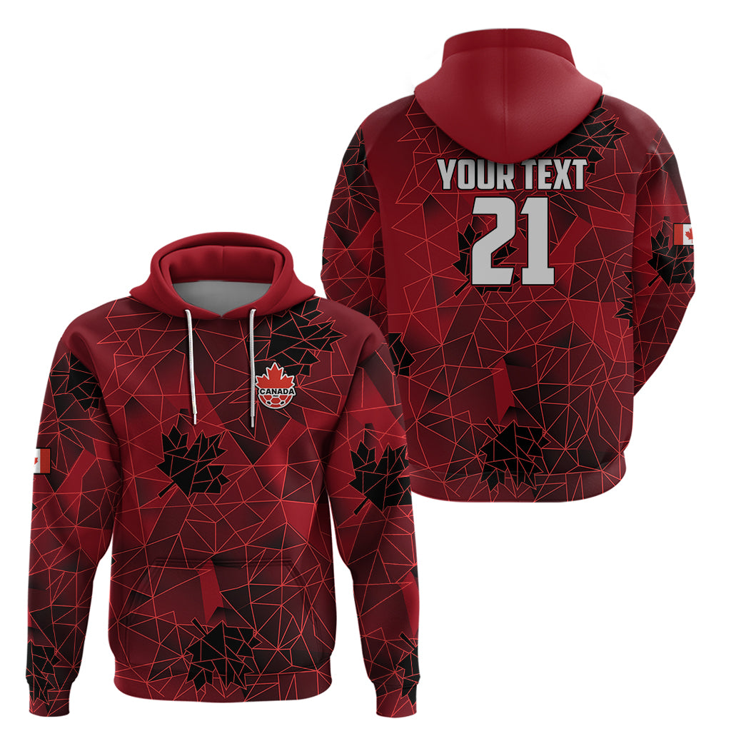 Custom Canada Soccer Hoodie Ladies Replica 2023 National Team - Wonder Print Shop