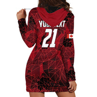 Custom Canada Soccer Hoodie Dress Ladies Replica 2023 National Team - Wonder Print Shop