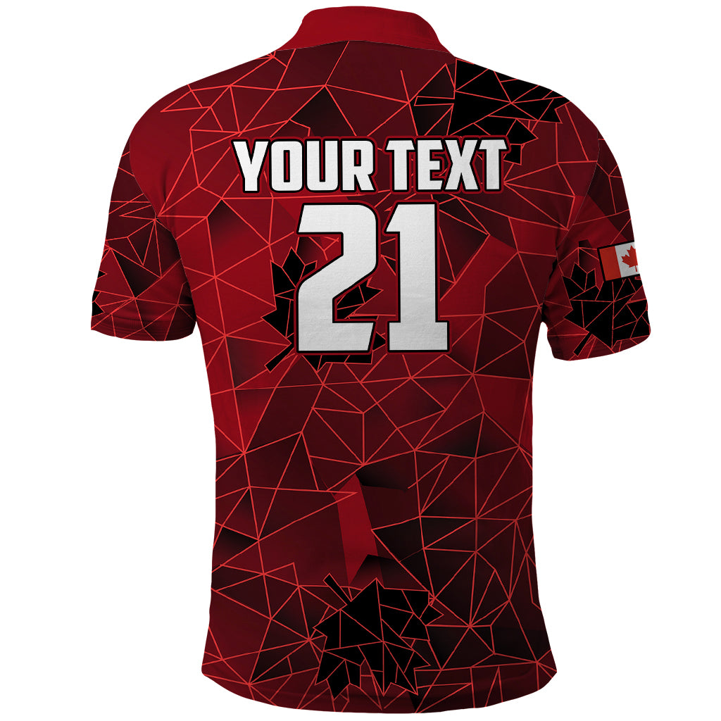 Custom Canada Soccer Polo Shirt Ladies Replica 2023 National Team - Wonder Print Shop