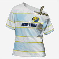 2026 Autumn Rugby Nations Argentina Custom Cross Shoulder Shirt Blue and White Stripes Pattern