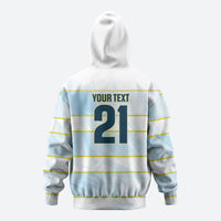 2026 Autumn Rugby Nations Argentina Custom Hoodie Blue and White Stripes Pattern