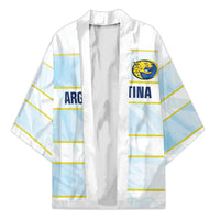 2026 Autumn Rugby Nations Argentina Custom Kimono Blue and White Stripes Pattern