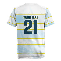 2026 Autumn Rugby Nations Argentina Custom Rugby Jersey Blue and White Stripes Pattern