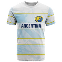 2026 Autumn Rugby Nations Argentina Custom T Shirt Blue and White Stripes Pattern