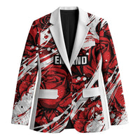 2026 Autumn Rugby Nations England Custom Blazer Red Rose Majestic Motif