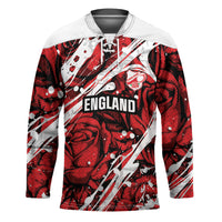 2026 Autumn Rugby Nations England Custom Hockey Jersey Red Rose Majestic Motif