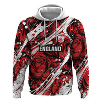 2026 Autumn Rugby Nations England Custom Hoodie Red Rose Majestic Motif