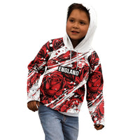 2026 Autumn Rugby Nations England Custom Kid Hoodie Red Rose Majestic Motif