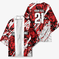 2026 Autumn Rugby Nations England Custom Kimono Red Rose Majestic Motif