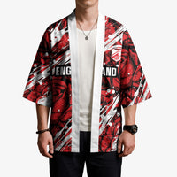 2026 Autumn Rugby Nations England Custom Kimono Red Rose Majestic Motif