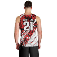 2026 Autumn Rugby Nations England Custom Men Tank Top Red Rose Majestic Motif