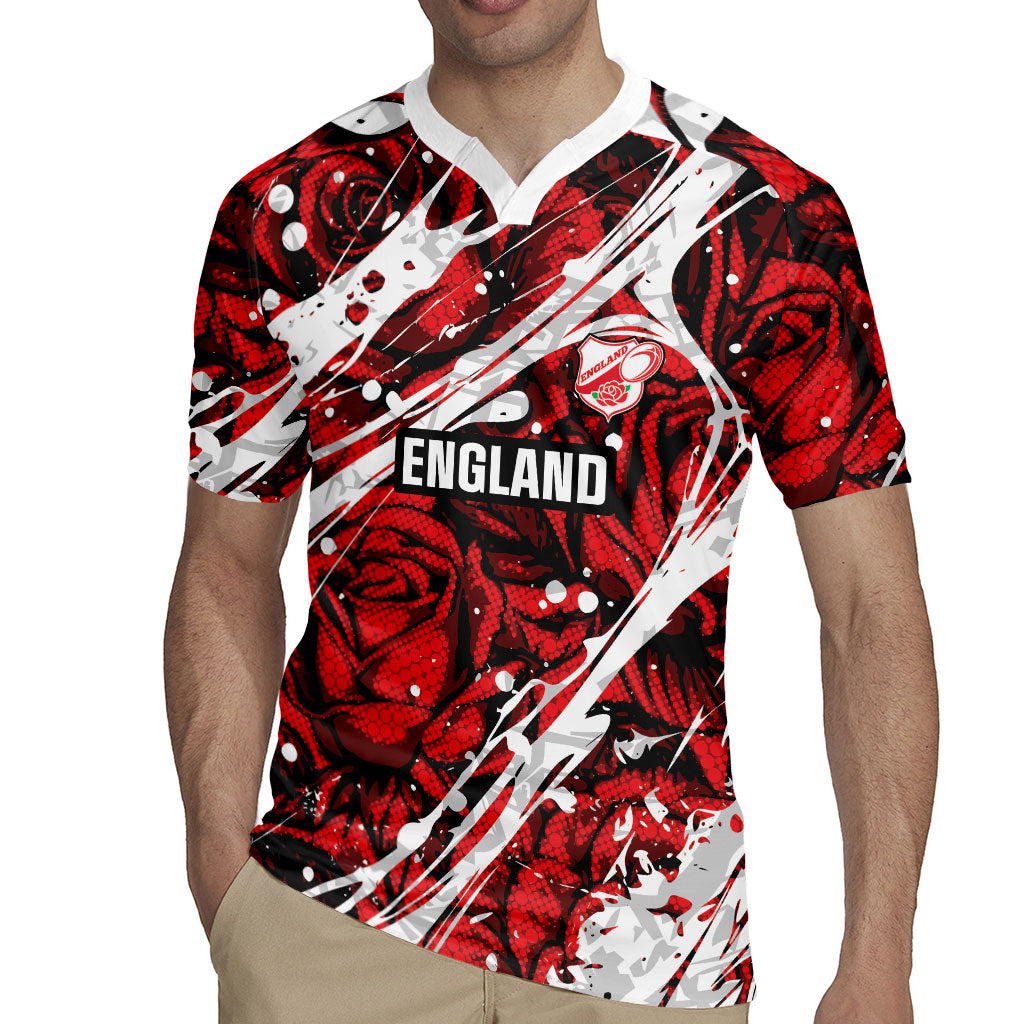2026 Autumn Rugby Nations England Custom Rugby Jersey Red Rose Majestic Motif
