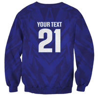 2026 Autumn Rugby Nations France Custom Sweatshirt Red Blue Stripes Grunge Style