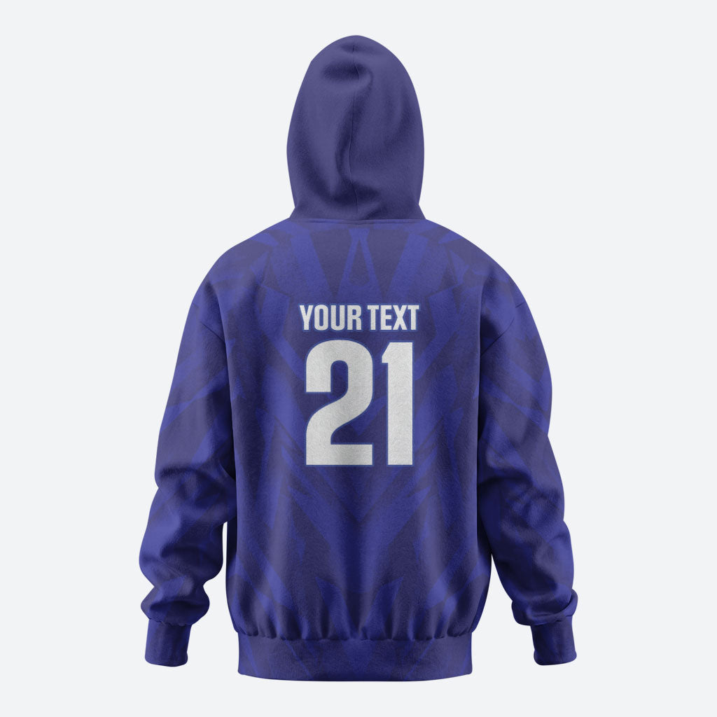 2026 Autumn Rugby Nations France Custom Zip Hoodie Red Blue Stripes Grunge Style