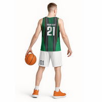 2026 Autumn Rugby Nations Ireland Custom Basketball Jersey Shamrock Gold Green Stripes Style