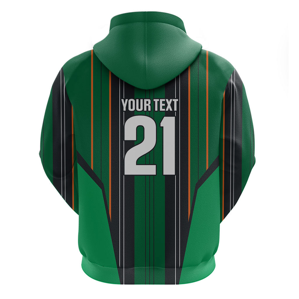 2026 Autumn Rugby Nations Ireland Custom Hoodie Shamrock Gold Green Stripes Style