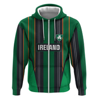 2026 Autumn Rugby Nations Ireland Custom Hoodie Shamrock Gold Green Stripes Style