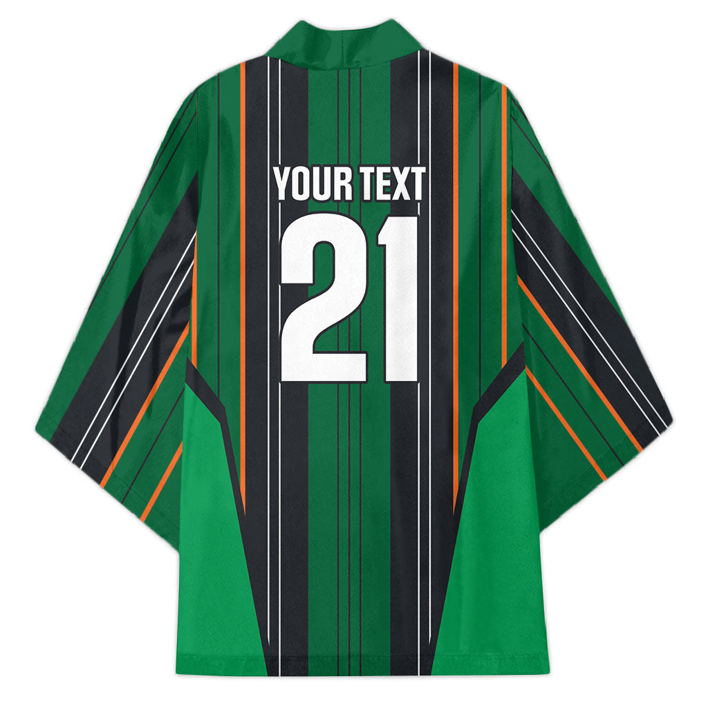 2026 Autumn Rugby Nations Ireland Custom Kimono Shamrock Gold Green Stripes Style
