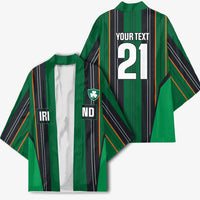 2026 Autumn Rugby Nations Ireland Custom Kimono Shamrock Gold Green Stripes Style