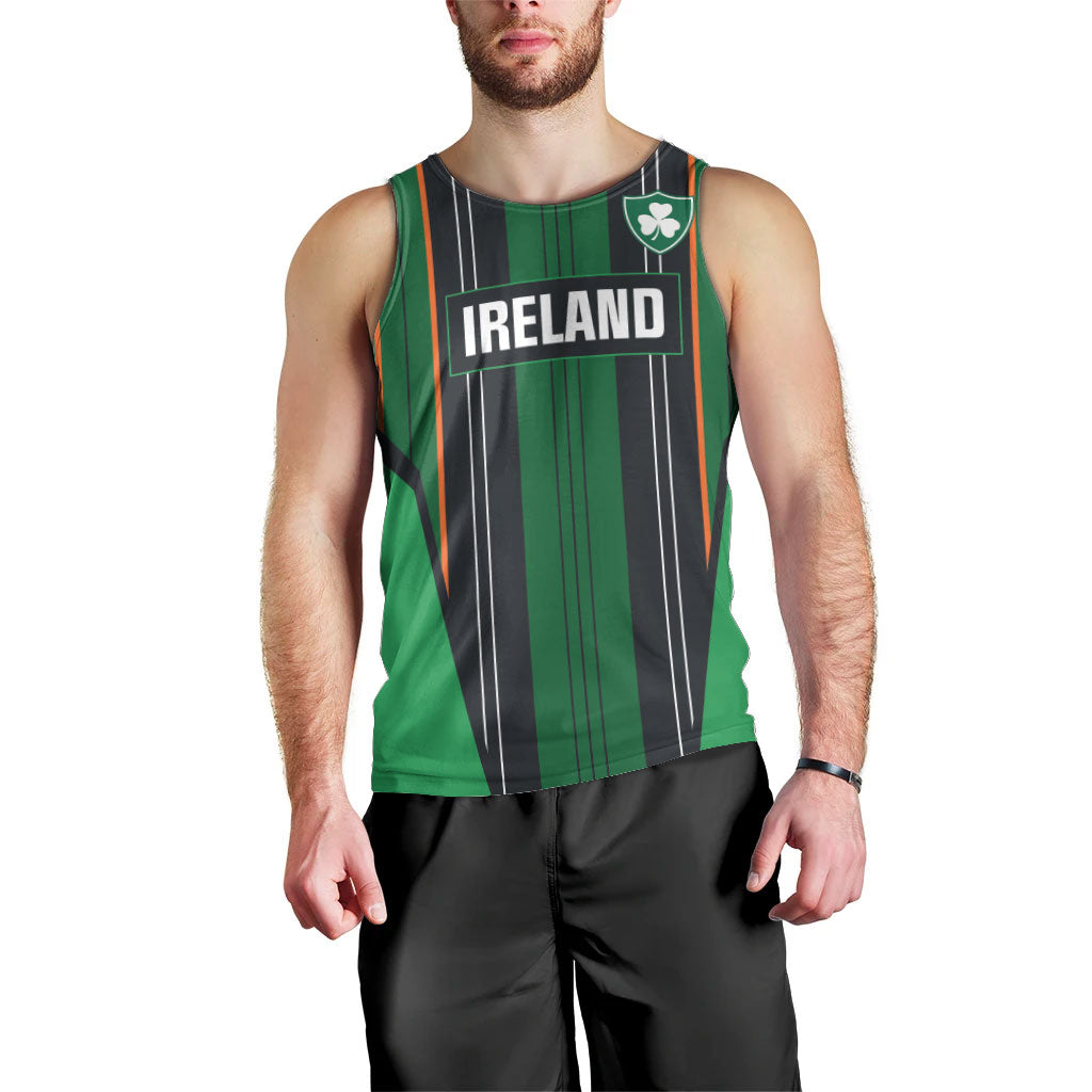 2026 Autumn Rugby Nations Ireland Custom Men Tank Top Shamrock Gold Green Stripes Style