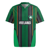 2026 Autumn Rugby Nations Ireland Custom Rugby Jersey Shamrock Gold Green Stripes Style