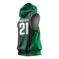 2026 Autumn Rugby Nations Ireland Custom Sleeveless Hoodie Shamrock Gold Green Stripes Style