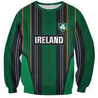 2026 Autumn Rugby Nations Ireland Custom Sweatshirt Shamrock Gold Green Stripes Style