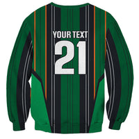 2026 Autumn Rugby Nations Ireland Custom Sweatshirt Shamrock Gold Green Stripes Style