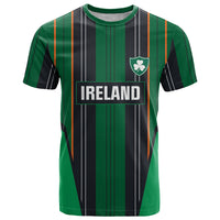 2026 Autumn Rugby Nations Ireland Custom T Shirt Shamrock Gold Green Stripes Style