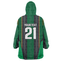 2026 Autumn Rugby Nations Ireland Custom Wearable Blanket Hoodie Shamrock Gold Green Stripes Style