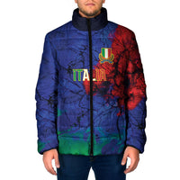 2026 Autumn Rugby Nations Italy Custom Padded Jacket Flag Italian Watercolour Art