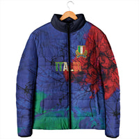 2026 Autumn Rugby Nations Italy Custom Padded Jacket Flag Italian Watercolour Art