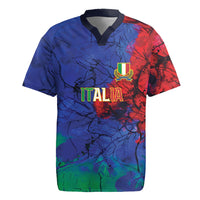2026 Autumn Rugby Nations Italy Custom Rugby Jersey Flag Italian Watercolour Art